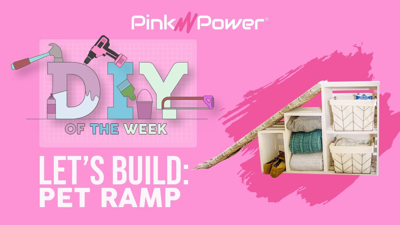 DIY of the Week: Let’s Build a Pet Ramp | Pink Power - Blog