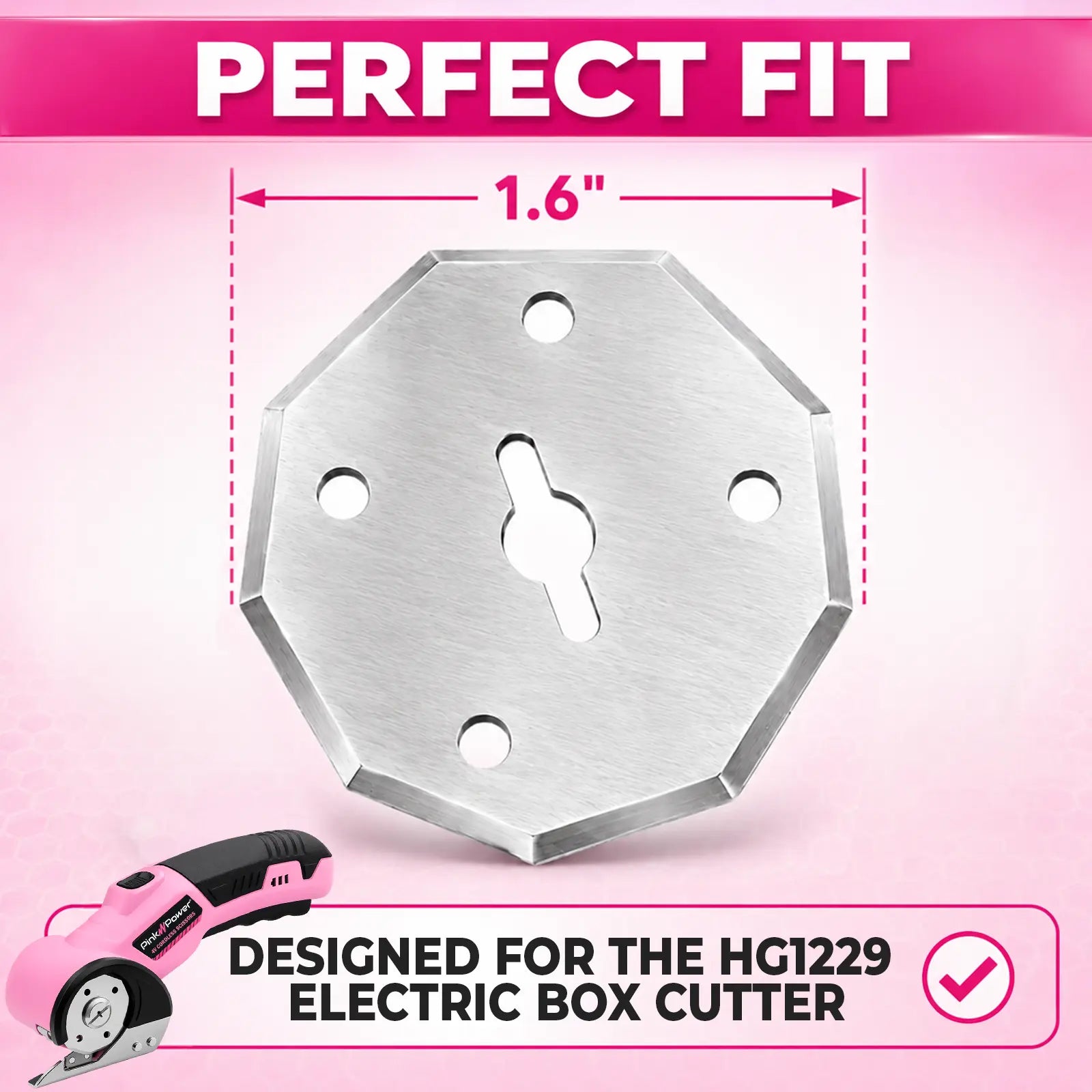ROUND BLADES FOR CORDLESS SCISSORS