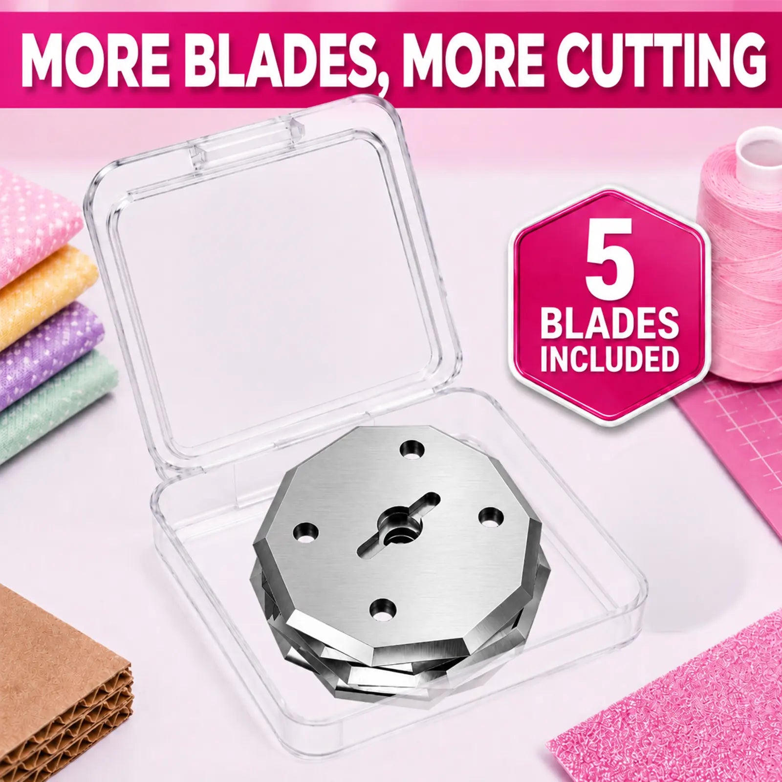ROUND BLADES FOR CORDLESS SCISSORS