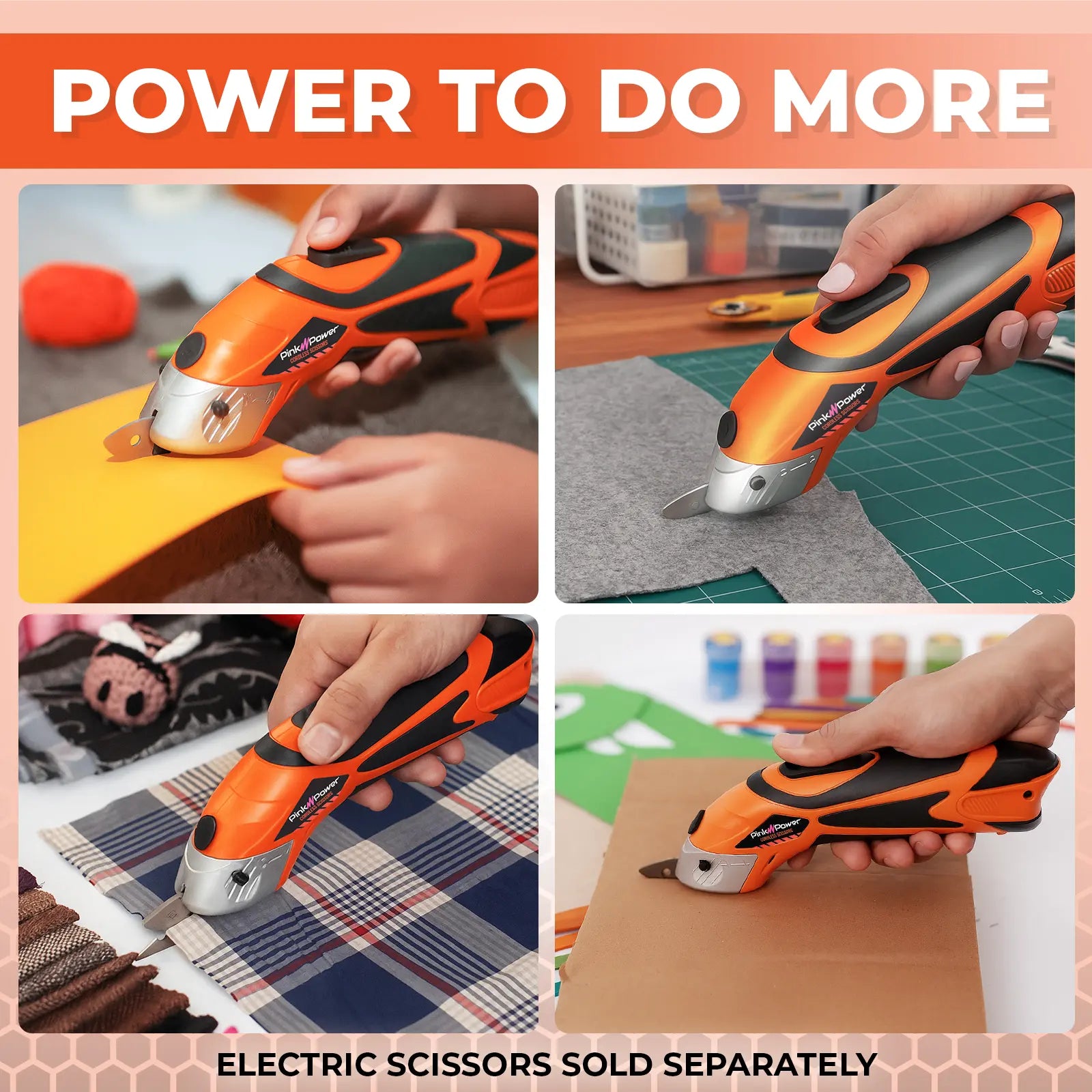 4-VOLT ORANGE REPLACEMENT BATTERY FOR CORDLESS SCISSORS