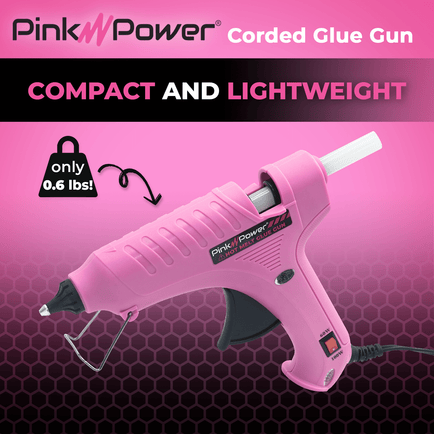 Corded Glue Gun - PINK Craft Item Pink Power 
