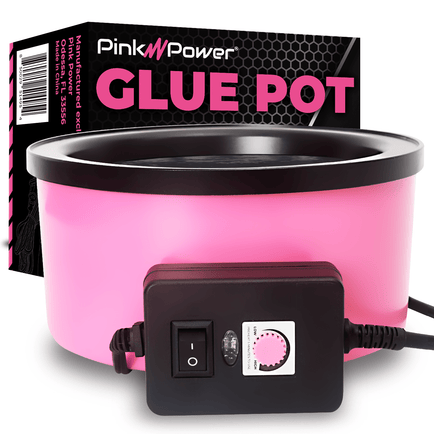 Electric Hot Glue Pot for Crafting Pink Power 