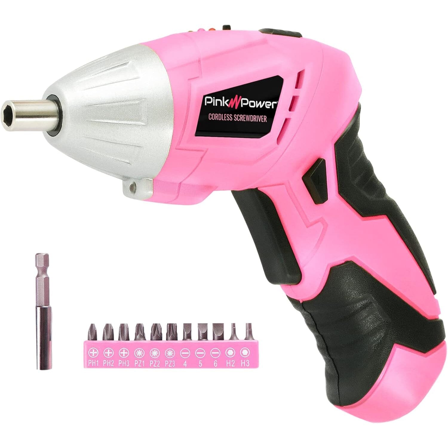 3.6-VOLT LITHIUM-ION CORDLESS SCREWDRIVER KIT Tool Kit Pink Power 