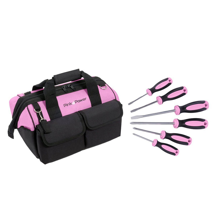6-PIECE MAGNETIC SCREWDRIVER AND 16