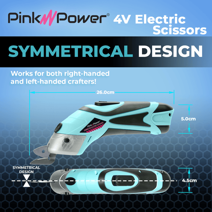 4 VOLT LITHIUM ION AQUA SPLASH CORDLESS FABRIC SCISSORS Craft Item Pink Power 
