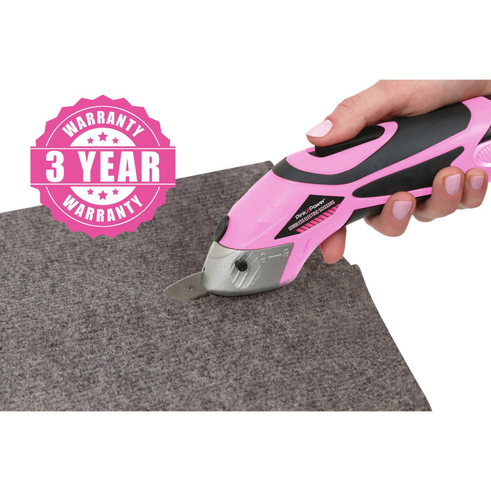 3.6-VOLT LITHIUM ION SCISSOR AND EXTRA BATTERY BUNDLE freeshipping - Pink Power