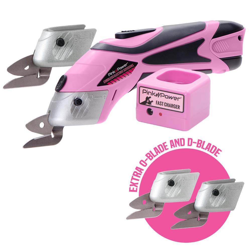 HG2043 4-Volt Lithium-Ion Pink Cordless Electric Scissors