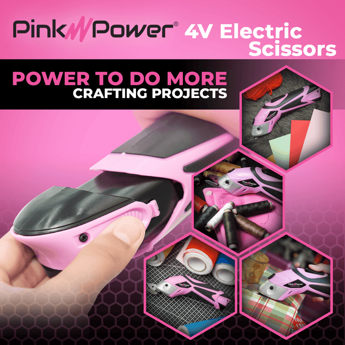 4V PINK REPLACEMENT BATTERY FOR HG2043 CORDLESS SCISSORS Craft Accessory Pink Power 