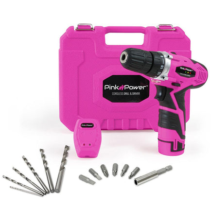 Tools for Women - Drills, Tool Boxes, Screwdrivers & More | Pink Power
