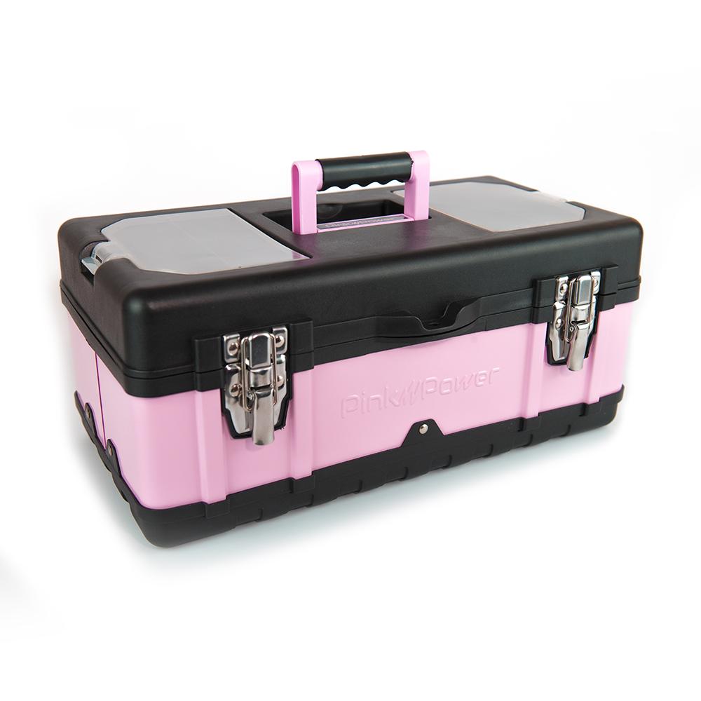 18 Toolbox with Extra Storage Compartments