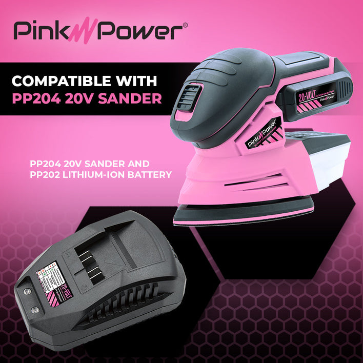 PP205 20V Fast Charger Pink Power 