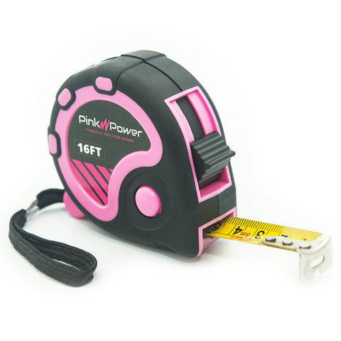 Pink Frog Retractable Tape Measure