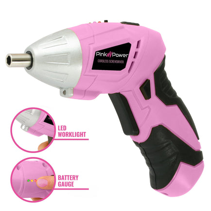 Tools for Women - Drills, Tool Boxes, Screwdrivers & More | Pink Power