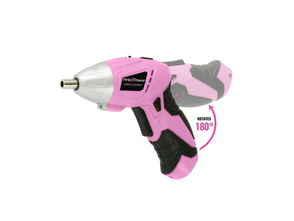 PP182 DRILL AND SCREWDRIVER COMBO KIT freeshipping - Pink Power